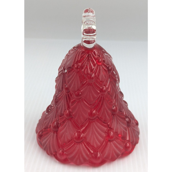 Original WaltherGlas Red Glass Bell Winter Christmas Tree Germany 5.5" H Rare - Picture 3 of 10